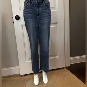 Oliver & Logan Boyfriend Jeans Blue Denim Relaxed Fit Size 30